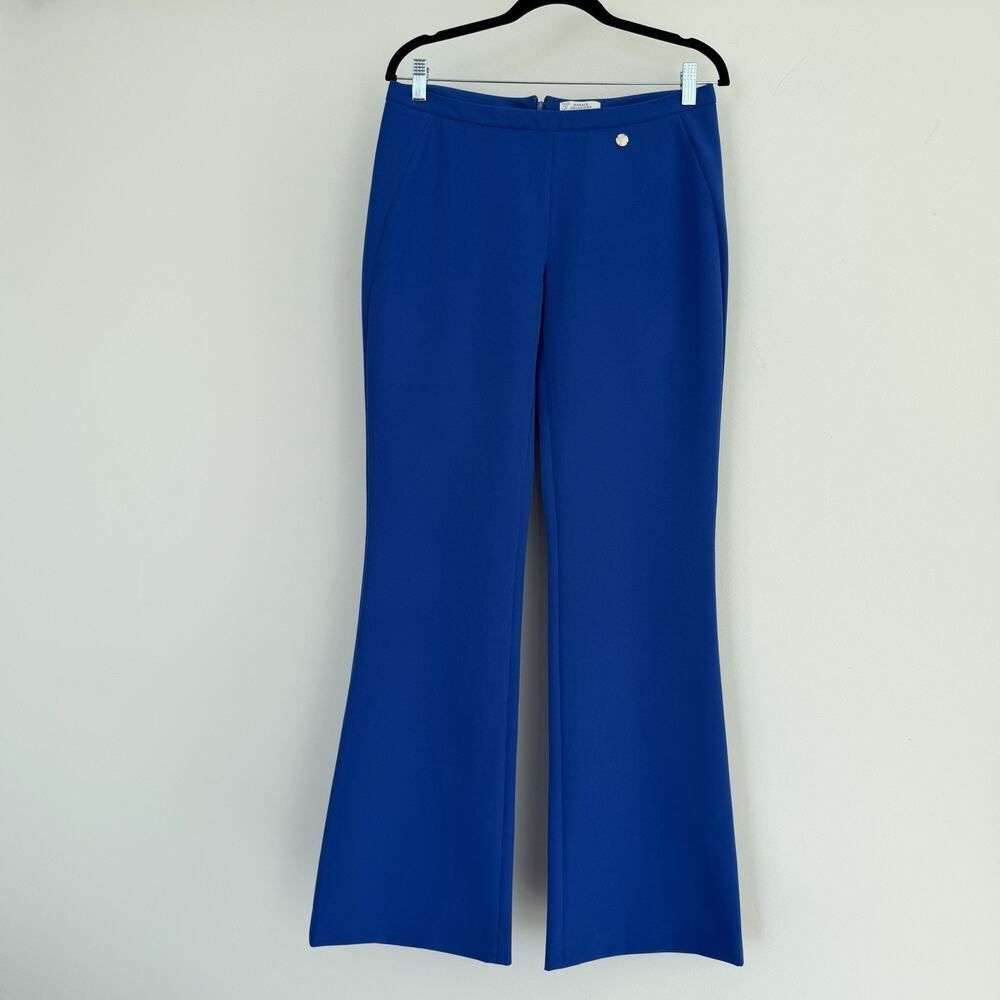 Versace Royal Blue Flared Trousers